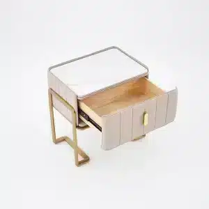 Luna Nightstand Set in premium interior furniture frame