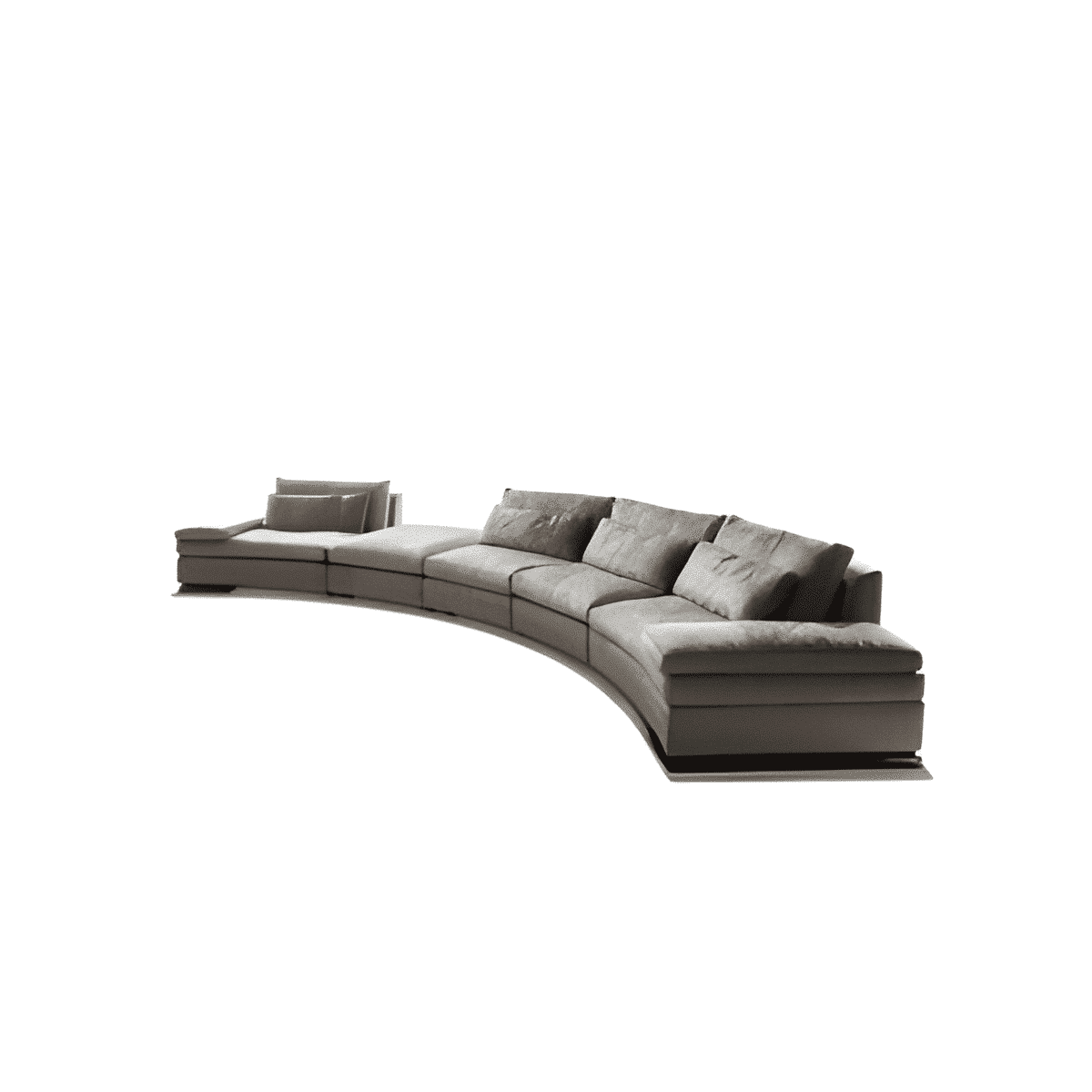 Monta L Shape front view for modern L Shape living room furniture