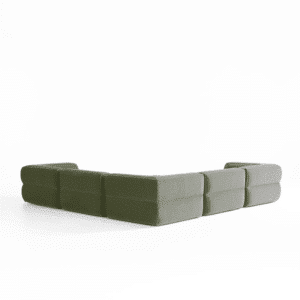 Mylen L Shape sofa design in room view for contemporary interiors