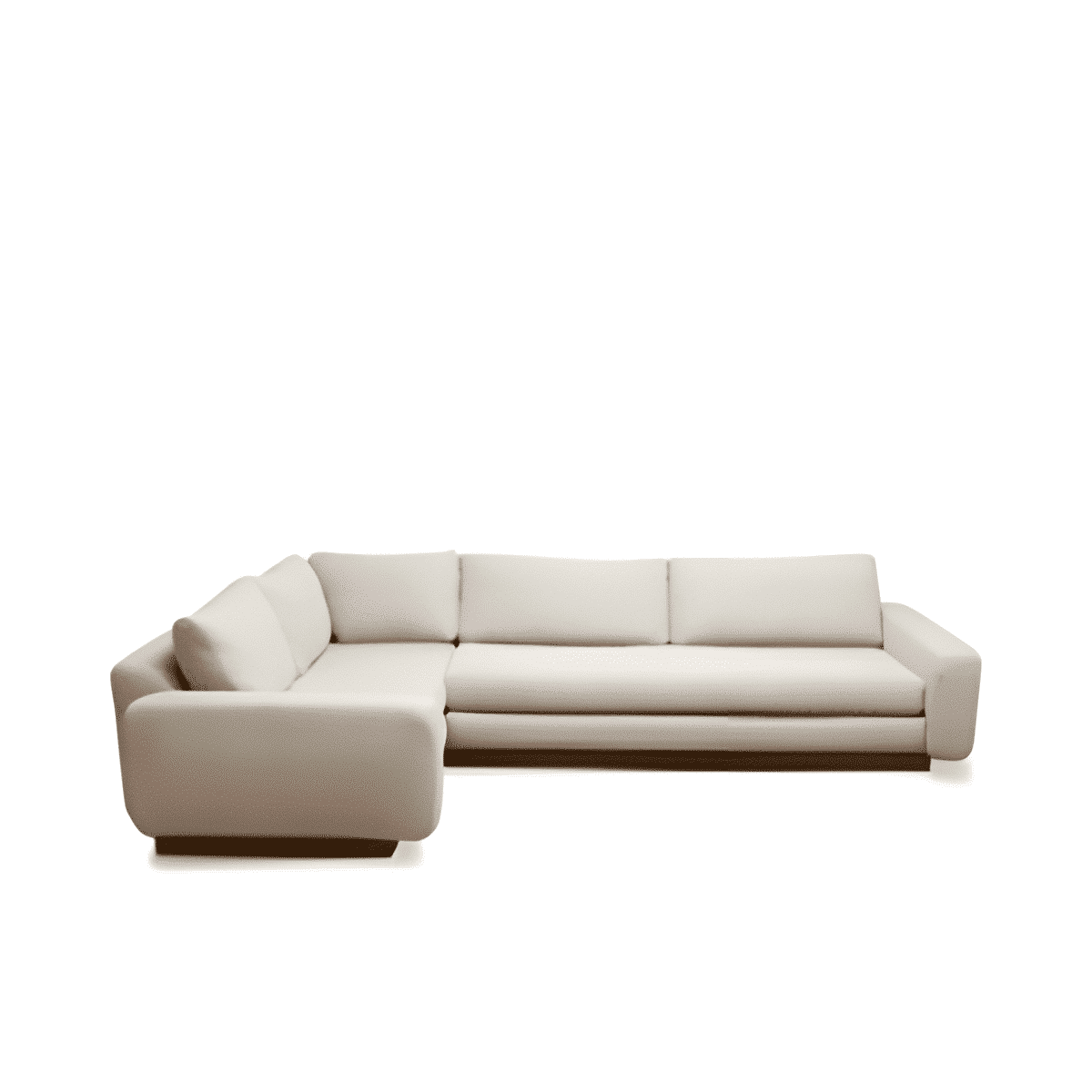 Nest L Shape front view for modern L Shape living room furniture