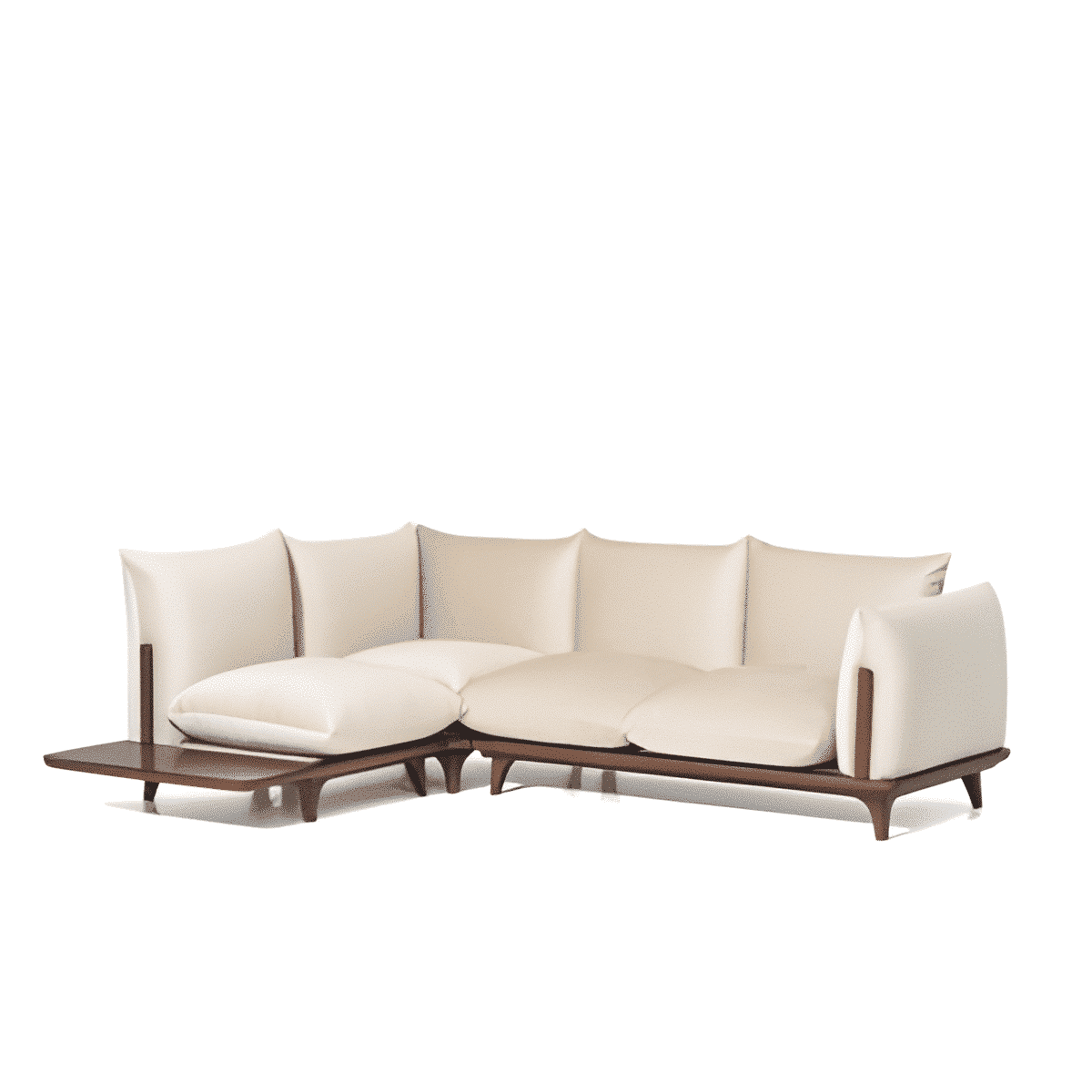 Orlen L Shape front view for modern L Shape living room furniture
