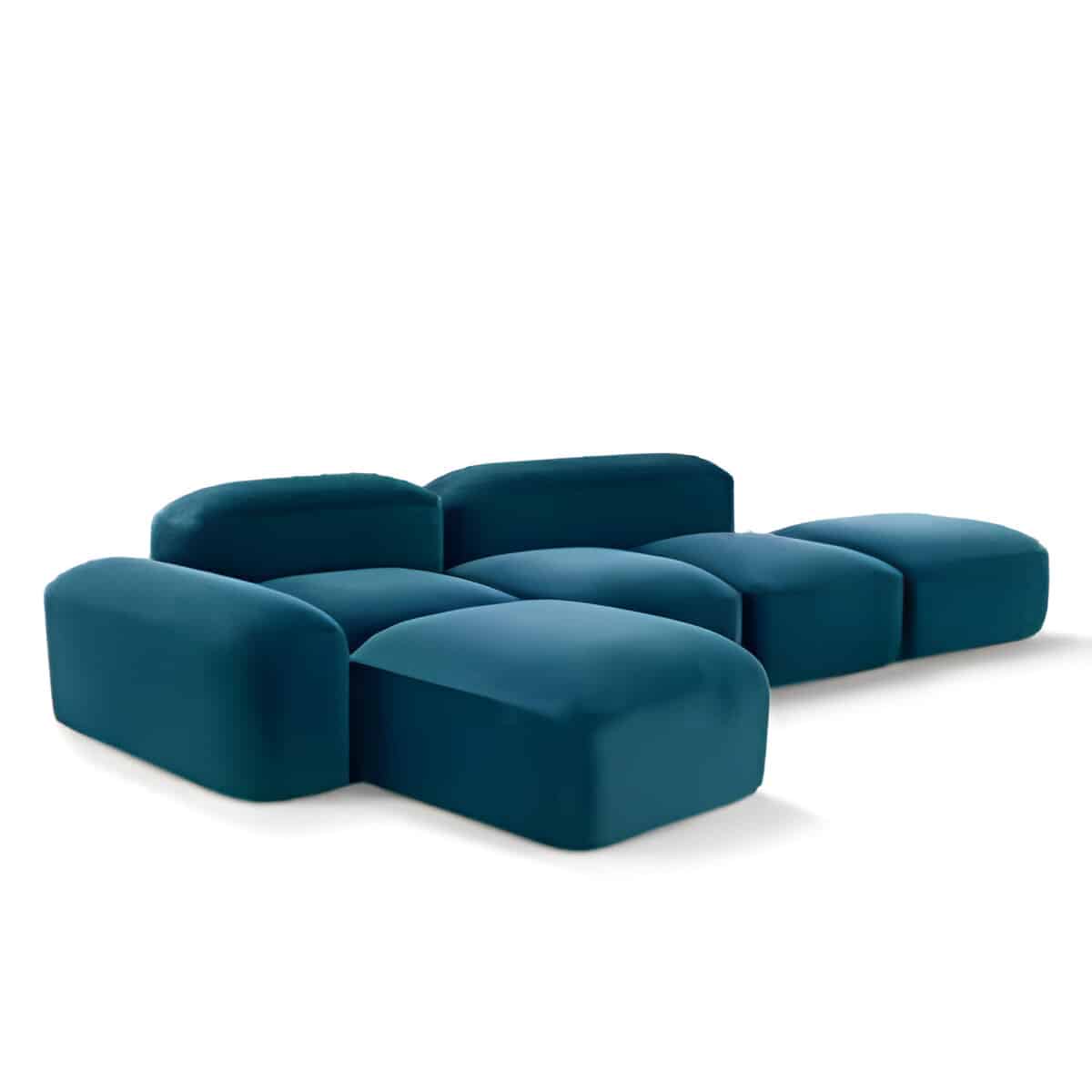 Prova L Shape front view for modern L Shape living room furniture