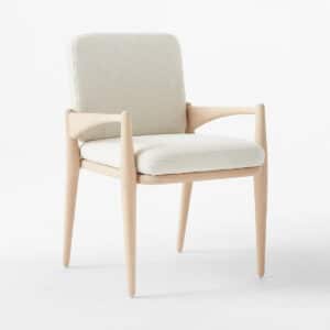 Nino Dining Chair angled view for dining room furniture