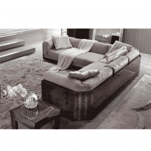 Rila L Shape shown in angled view for stylish home seating