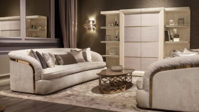 Plum Living Sofa front view for modern living room sofa furniture