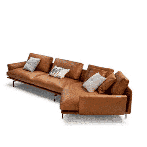 Romel L Shape shown in angled view for stylish home seating