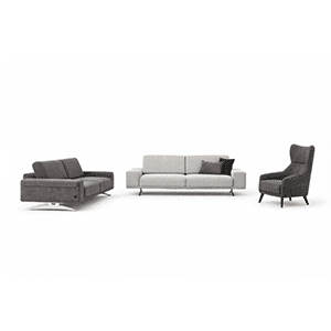 Lumin Living Room Set decor view for clean contemporary interiors