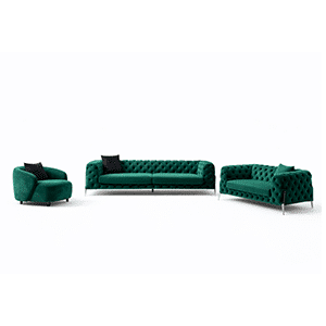 Maros Living Room Set angled view for elegant home seating