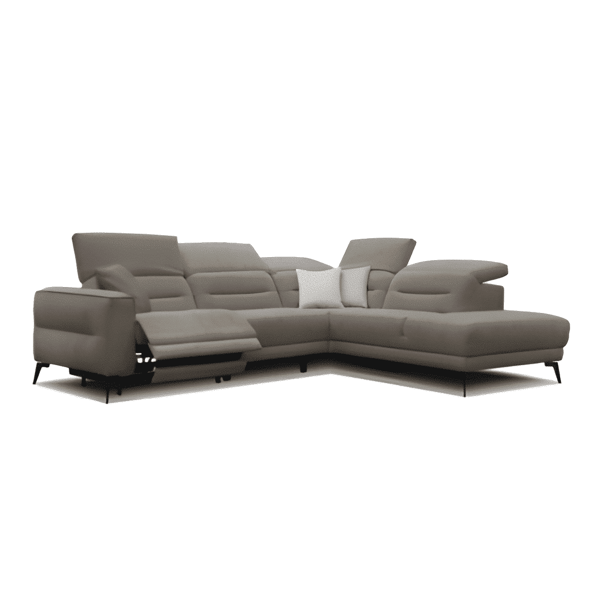 Sami L Shape front view for modern L Shape living room furniture
