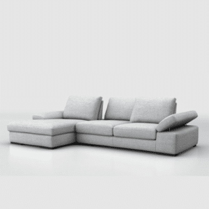 Sand L Shape shown in angled view for stylish home seating