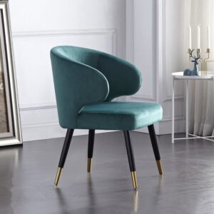 Plush Dining Chair profile view for dining room furniture