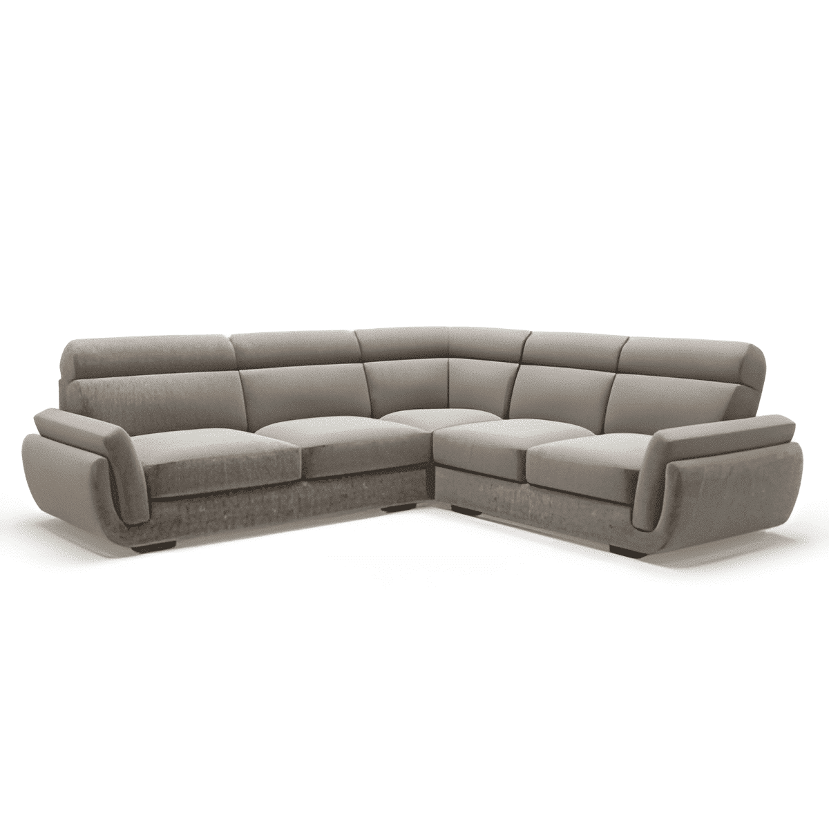Savi L Shape front view for modern L Shape living room furniture