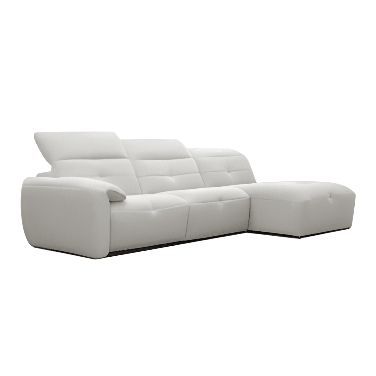 Sila L Shape front view for modern L Shape living room furniture