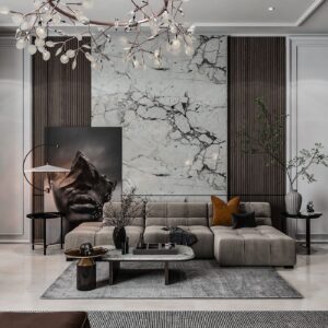 Sina L Shape shown in angled view for stylish home seating