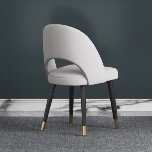 Rila Dining Chair profile view for dining room furniture