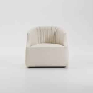 Rina Living Chair side profile for premium interior styling