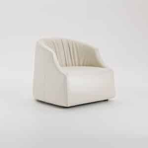 Rina Living Chair angled view for polished furniture displays