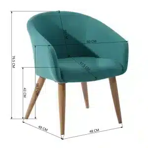 Riva Dining Chair detail view for dining room furniture