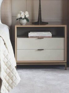Rivi Nightstand Set in polished home interior scene