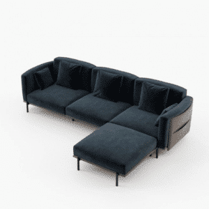 Soft L Shape sofa design in room view for contemporary interiors