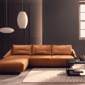 Sole L Shape shown in angled view for stylish home seating