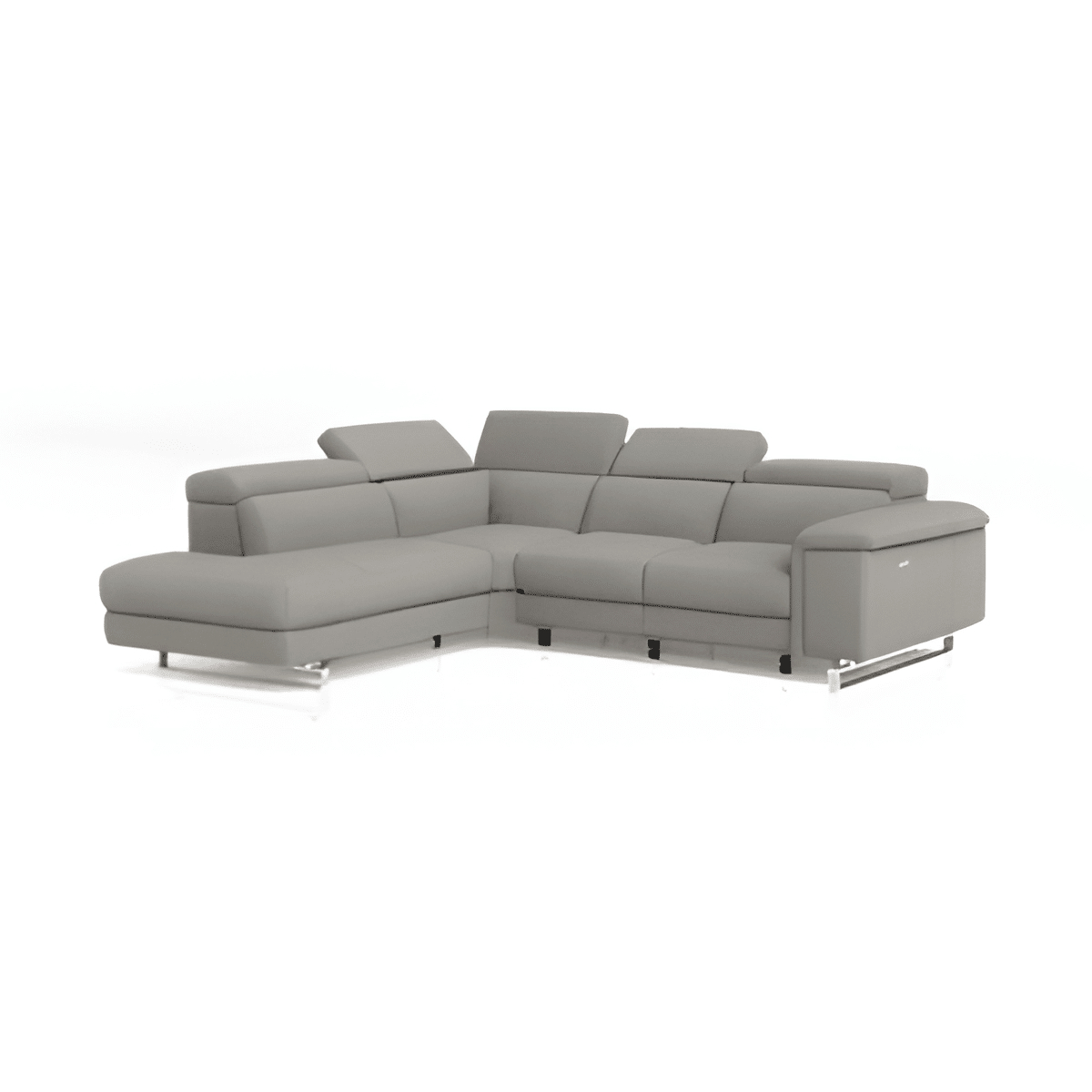 Solix L Shape front view for modern L Shape living room furniture
