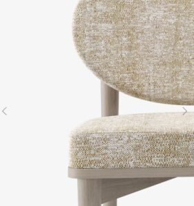 Sila Dining Chair angled view for dining room furniture
