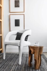 Siva Dining Chair angled view for dining room furniture
