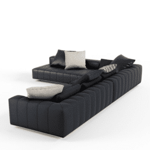 Sylor L Shape sofa design in room view for contemporary interiors