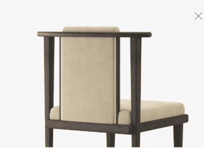 Tiva Dining Chair angled view for dining room furniture