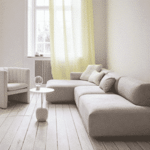 Torny L Shape shown in angled view for stylish home seating