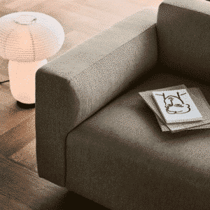 Torny L Shape sofa design in room view for contemporary interiors