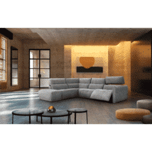 Veona L Shape sofa design in room view for contemporary interiors