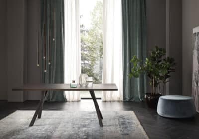 Vena Nightstand Set in subtle bedside view
