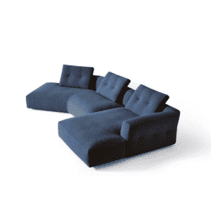 Vino L Shape shown in angled view for stylish home seating