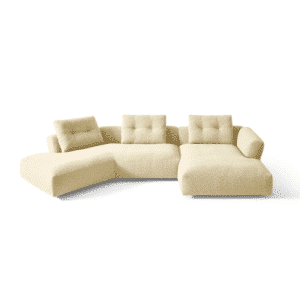 Vino L Shape sofa design in room view for contemporary interiors
