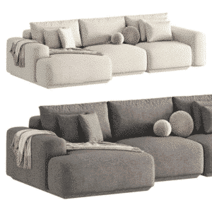 Viva L Shape displayed in lifestyle view for coordinated living room decor