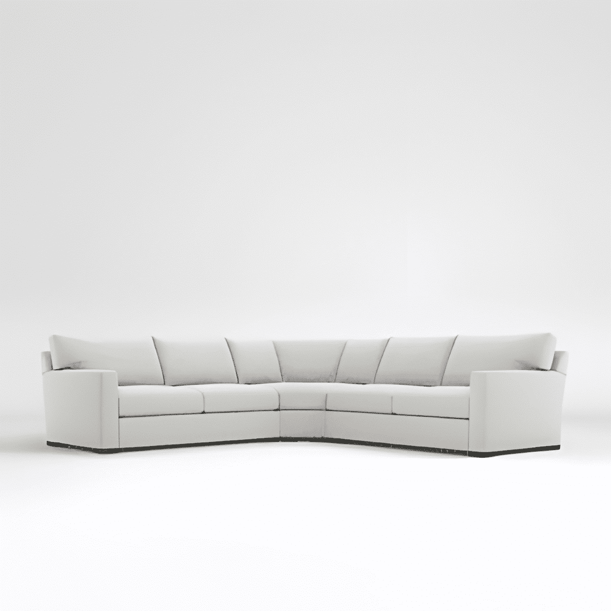 Vivi L Shape front view for modern L Shape living room furniture