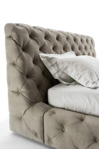 Vila Bed Set showroom angle for modern bedroom furniture