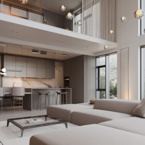 Wave L Shape shown in angled view for stylish home seating
