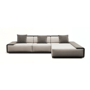 Xylen L Shape shown in angled view for stylish home seating
