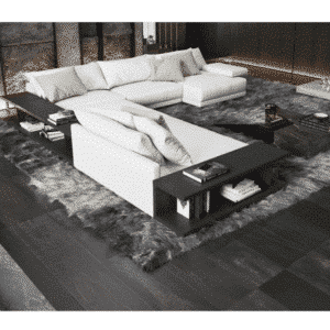 Zenor L Shape shown in angled view for stylish home seating