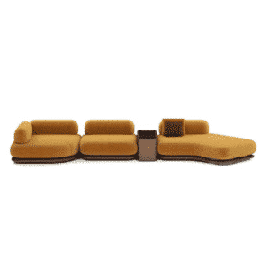 Zavi L Shape shown in angled view for stylish home seating