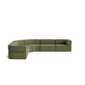 Veya L Shape shown in angled view for stylish home seating