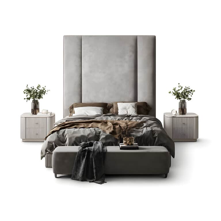 Mina Bed and Nightstand Set