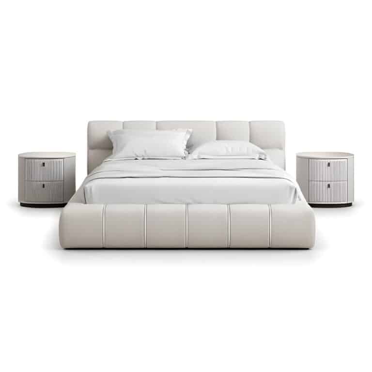 Liro Bed and Nightstand Set