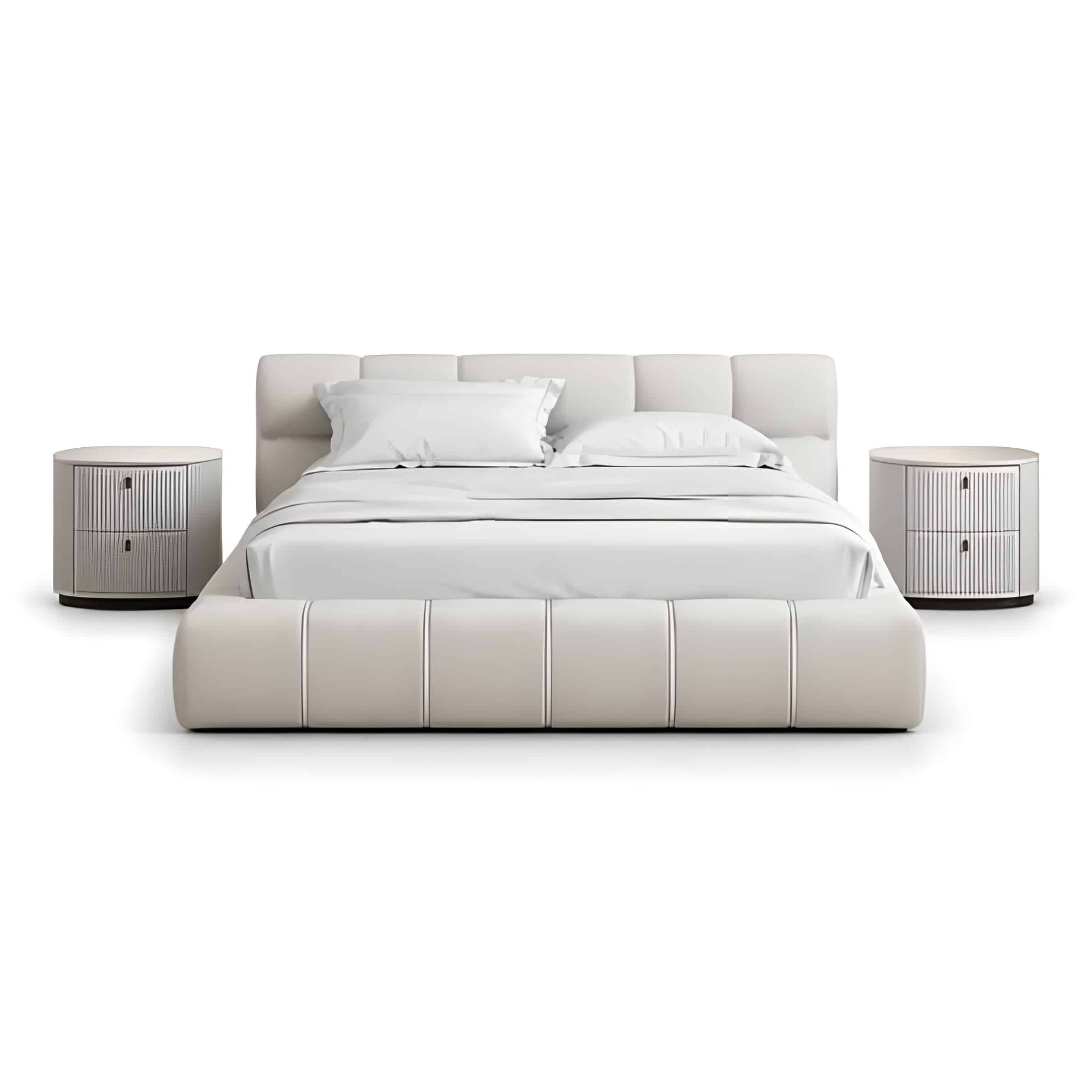 Liro Bed and Nightstand Set