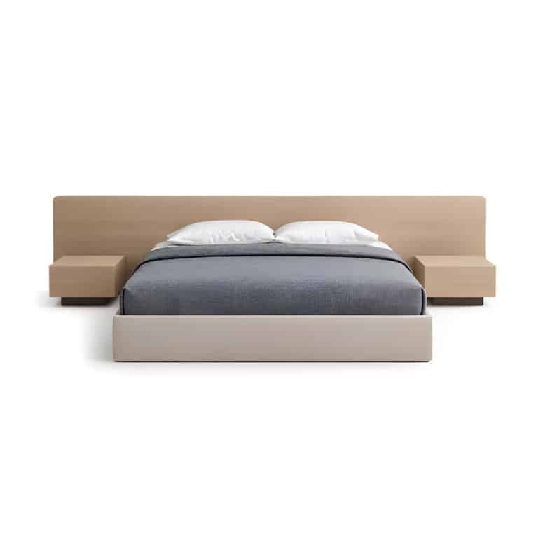 Sole Bed and Nightstand Set