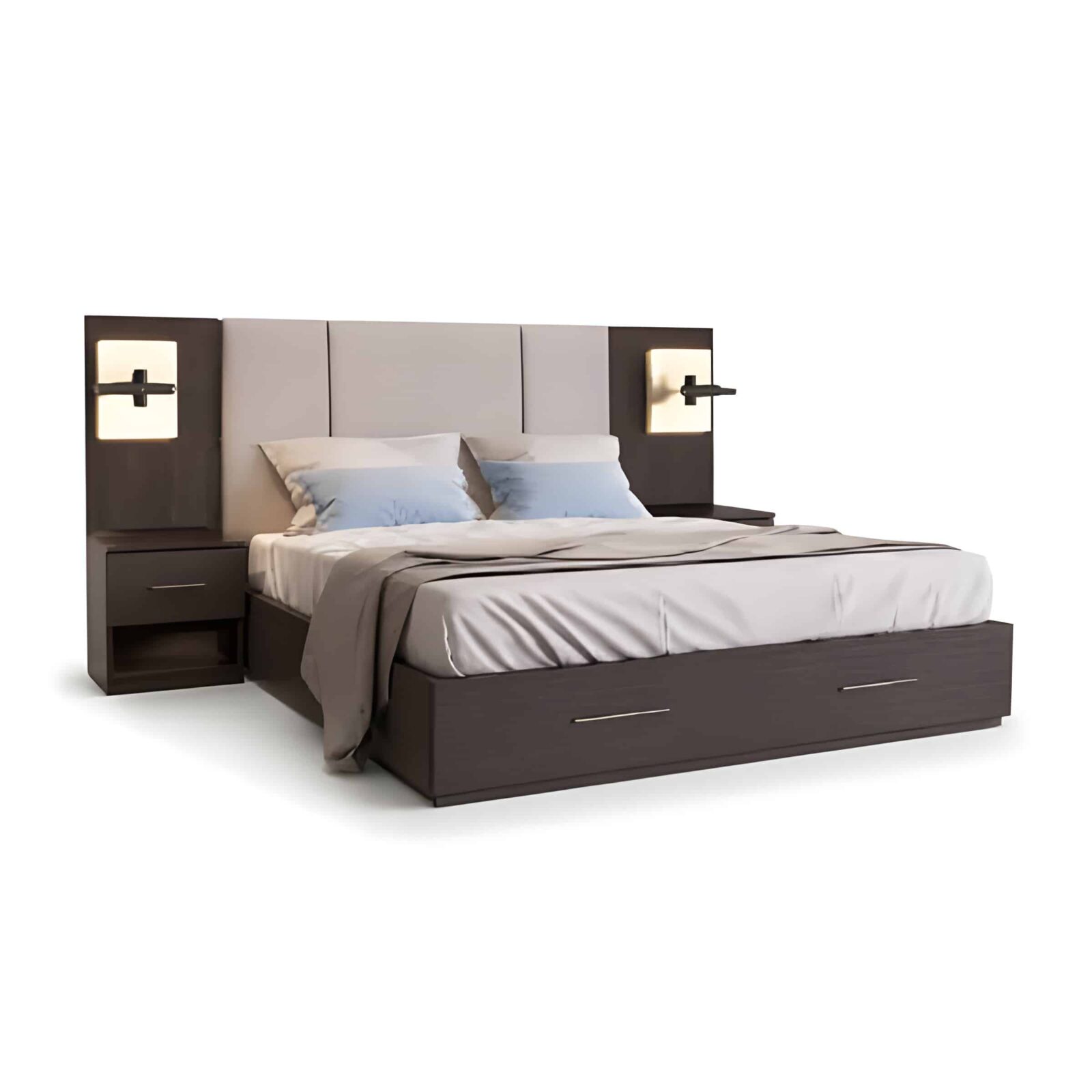 Lexa Bed and Nightstand Set