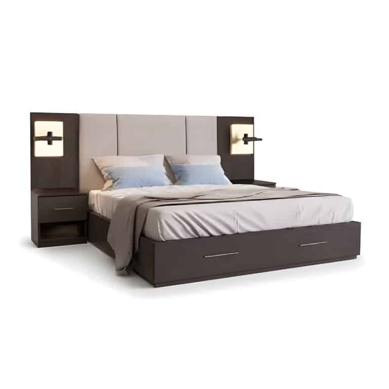 Lexa Bed and Nightstand Set